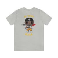 Leveon Bell Pittsburgh Steelers, Soft Cotton Bella and Canvas Short Sleeve Tee shirt