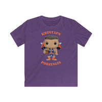 Kristaps Porzingis New York Knicks, Kids Gildan Softstyle Tee Shirt