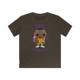 Kobe Bryant L.A Lakers (Yellow), Kids Gildan Softstyle Tee Shirt