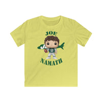 Joe Namath New York Jets, Kids Gildan Softstyle Tee Shirt