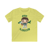 Joe Namath New York Jets, Kids Gildan Softstyle Tee Shirt