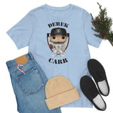 Derek Carr Las Vegas Raiders, Soft Cotton Bella and Canvas Short Sleeve Tee shirt