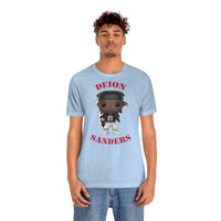 Deion Sanders Atlanta Falcons, Soft Cotton Bella and Canvas Short Sleeve Tee shirt