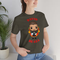 David De Gea Manchester United, Soft Cotton Bella and Canvas Short Sleeve Tee shirt