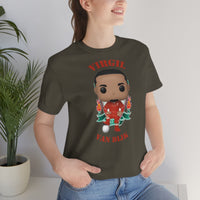 Virgil Van Dijk Liverpool, Soft Cotton Bella and Canvas Short Sleeve Tee shirt