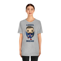 Lionel Messi PSG, Soft Cotton Bella and Canvas Short Sleeve Tee shirt