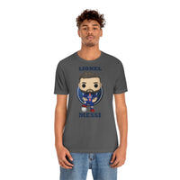 Lionel Messi PSG, Soft Cotton Bella and Canvas Short Sleeve Tee shirt