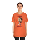 Steve Young San Francisco 49ers, Soft Cotton Bella and Canvas Short Sleeve Tee shirt