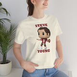 Steve Young San Francisco 49ers, Soft Cotton Bella and Canvas Short Sleeve Tee shirt