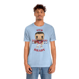 Tom Brady New England Patriots (Throwback), Soft Cotton Bella and Canvas Short Sleeve Tee shirt