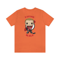 Taylor Hall New Jersey Devils, Soft Cotton Bella and Canvas Short Sleeve Tee shirt