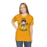 Joe Namath New York Jets, Soft Cotton Bella and Canvas Short Sleeve Tee shirt