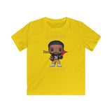 Jerome Bettis Pittsburgh Steelers, Kids Gildan Softstyle Tee Shirt
