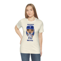 Mookie Betts L.A/Brooklyn Dodgers, Soft Cotton Bella and Canvas Short Sleeve Tee shirt