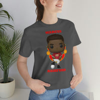 Marcus Rashford Manchester United, Soft Cotton Bella and Canvas Short Sleeve Tee shirt