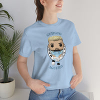 Sergio Aguero Manchester City, Soft Cotton Bella and Canvas Short Sleeve Tee shirt