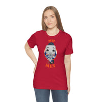 Mr Met New York Mets, Soft Cotton Bella and Canvas Short Sleeve Tee shirt