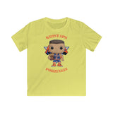 Kristaps Porzingis New York Knicks, Kids Gildan Softstyle Tee Shirt