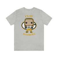 Clay Mathews Jr Green Bay Packers, Soft Cotton Bella and Canvas Short Sleeve Tee shirt