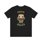 Drew Brees New Orleans Saints Throwback, Soft Cotton Bella and Canvas Short Sleeve Tee shirt