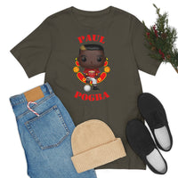 Paul Pogba Manchester United, Soft Cotton Bella and Canvas Short Sleeve Tee shirt