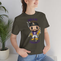 Adam Thielen Minnesota Vikings, Soft Cotton Bella and Canvas Short Sleeve Tee shirt