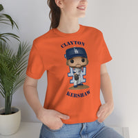 Clayton Kershaw L.A Dodgers, Soft Cotton Bella and Canvas Short Sleeve Tee shirt