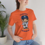Clayton Kershaw L.A Dodgers, Soft Cotton Bella and Canvas Short Sleeve Tee shirt