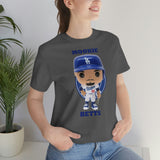 Mookie Betts L.A/Brooklyn Dodgers, Soft Cotton Bella and Canvas Short Sleeve Tee shirt
