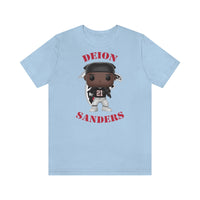 Deion Sanders Atlanta Falcons, Soft Cotton Bella and Canvas Short Sleeve Tee shirt