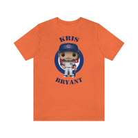 Kris Bryant Chicago Cubs, Soft Cotton Bella and Canvas Short Sleeve Tee shirt