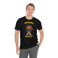 Jerome Bettis Pittsburgh Steelers, Soft Cotton Bella and Canvas Short Sleeve Tee shirt