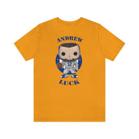 Andrew Luck Indianapolis Colts, Soft Cotton Bella and Canvas Short Sleeve Tee shirt