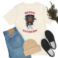 Deion Sanders Atlanta Falcons, Soft Cotton Bella and Canvas Short Sleeve Tee shirt