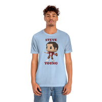 Steve Young San Francisco 49ers, Soft Cotton Bella and Canvas Short Sleeve Tee shirt