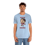 Steve Young San Francisco 49ers, Soft Cotton Bella and Canvas Short Sleeve Tee shirt