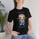 Troy Aikmen Dallas Cowboys, Soft Cotton Bella and Canvas Short Sleeve Tee shirt