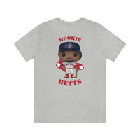 Mookie Betts Boston Red Sox, Soft Cotton Bella and Canvas Short Sleeve Tee shirt