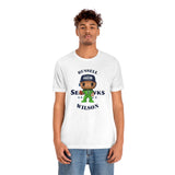Russell Wilson Seattle Seahawks (Green), Soft Cotton Bella and Canvas Short Sleeve Tee shirt