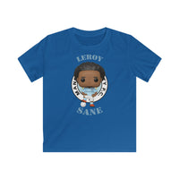 Leroy Sane Manchester City, Kids Gildan Softstyle Tee Shirt