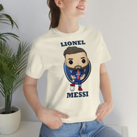 Lionel Messi PSG, Soft Cotton Bella and Canvas Short Sleeve Tee shirt