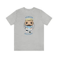 Sergio Aguero Manchester City, Soft Cotton Bella and Canvas Short Sleeve Tee shirt