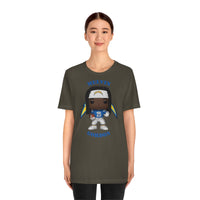 Melvin Gordon L.A Chargers, Soft Cotton Bella and Canvas Short Sleeve Tee shirt