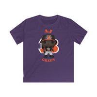 A.J Green Cincinnati Bengals, Kids Gildan Softstyle Tee Shirt