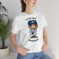 Clayton Kershaw L.A Dodgers, Soft Cotton Bella and Canvas Short Sleeve Tee shirt