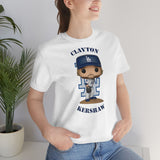 Clayton Kershaw L.A Dodgers, Soft Cotton Bella and Canvas Short Sleeve Tee shirt