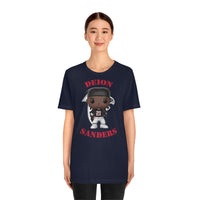Deion Sanders Atlanta Falcons, Soft Cotton Bella and Canvas Short Sleeve Tee shirt
