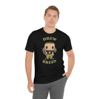 Drew Brees New Orleans Saints Throwback, Soft Cotton Bella and Canvas Short Sleeve Tee shirt