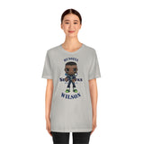 Russell Wilson Seattle Seahawks (Large), Soft Cotton Bella and Canvas Short Sleeve Tee shirt