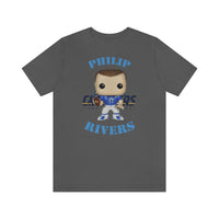 Philip Rivers L.A Chargers, Soft Cotton Bella and Canvas Short Sleeve Tee shirt